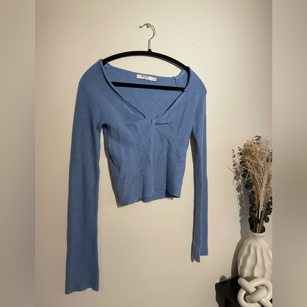 Blue playful/romantic crop top ๐๐ฆ - Picture 1 of 9